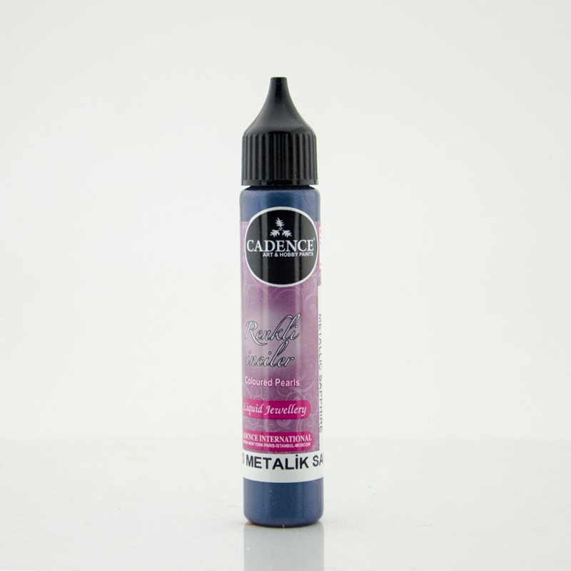 Cadence Metalické tekuté perly Cadence, 25 ml - VYBERTE ODSTÍN - Metalické tekuté perly Cadence, 25 ml - saphirre, safírová modrá