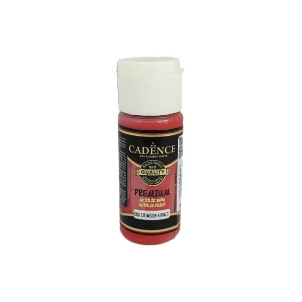 Cadence Akrylová barva Cadence Premium, 25 ml - VYBERTE ODSTÍN - Akrylová barva Cadence Premium, 25 ml - crimson red, karmínově červená
