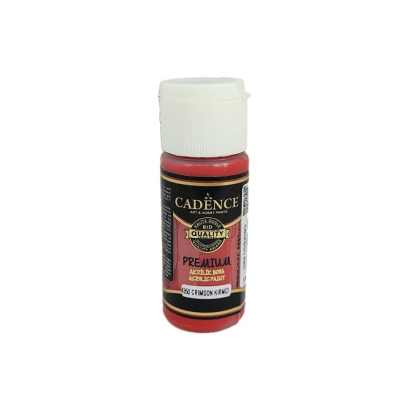 Cadence Akrylová barva Cadence Premium, 25 ml - VYBERTE ODSTÍN - Akrylová barva Cadence Premium, 25 ml - crimson red, karmínově červená