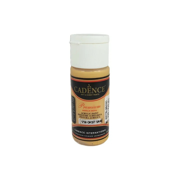 Cadence Akrylová barva Cadence Premium, 25 ml - VYBERTE ODSTÍN - Akrylová barva Cadence Premium, 25 ml - oxide yellow,  žlutá písková