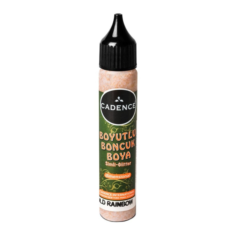Cadence Třpytivá kontura Cadence Dimensional Paint, 25 ml - VYBERTE ODSTÍN - Kontura Cadence Dimensional Paint, 25 ml - gold rainbow, třpytivá zlatá duha
