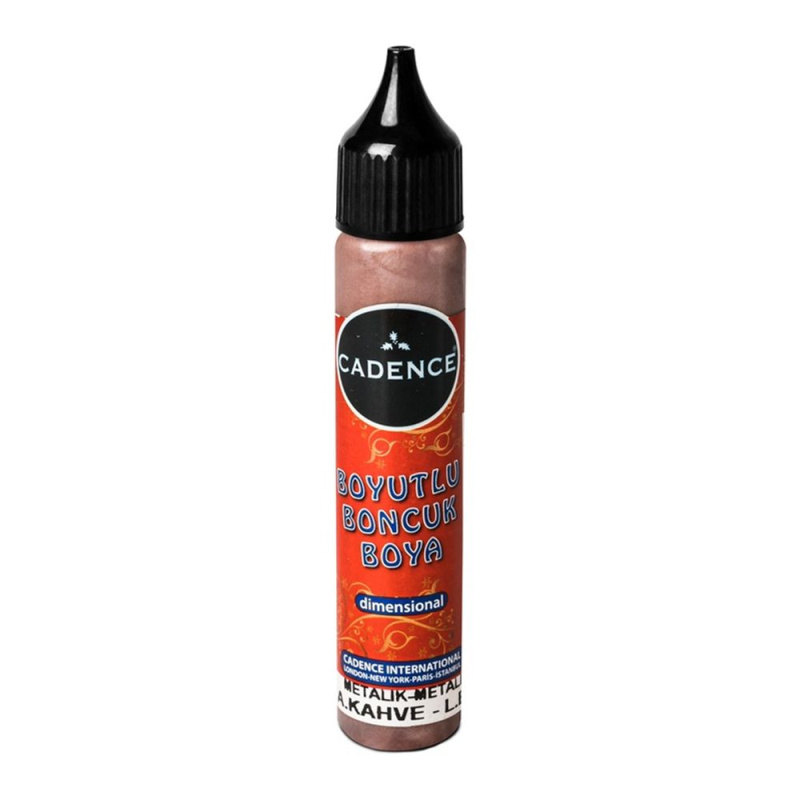 Cadence Metalická kontura Cadence Dimensional Paint, 25 ml - VYBERTE ODSTÍN - Metalická kontura Cadence Dimensional Paint, 25 ml - light brown, sv. hnědá