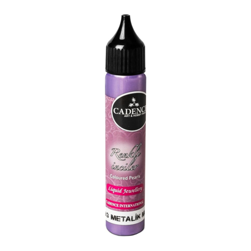 Cadence Metalické tekuté perly Cadence, 25 ml - VYBERTE ODSTÍN - Metalické tekuté perly Cadence, 25 ml - lila, fialová