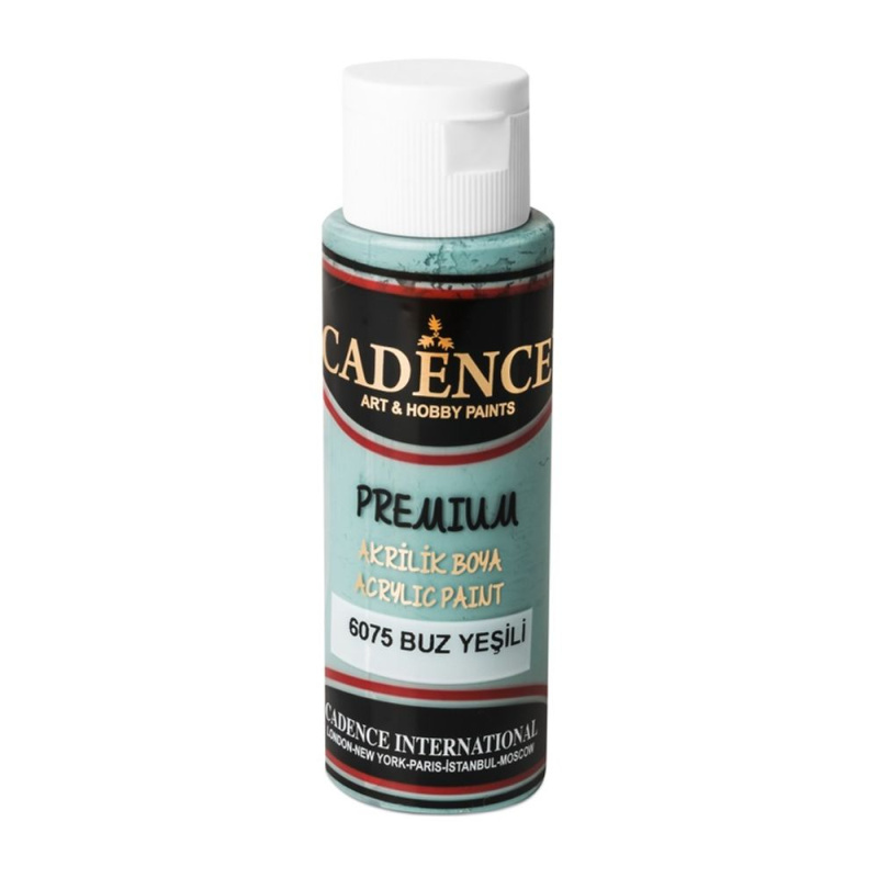 Akrylová barva Cadence Premium 70 ml - ice green ledově zelená Aladine