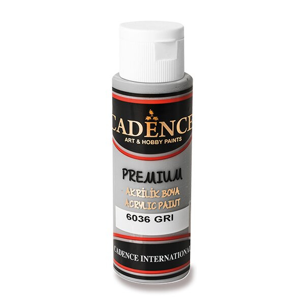 Akrylová barva Cadence Premium 70 ml - grey šedá Aladine