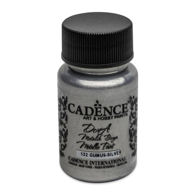 Dora Metallic stříbrná 50 ml CADENCE