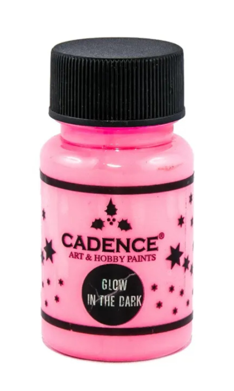 Cadence barva svítící ve tmě růžová Aladine