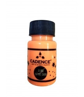 Cadence Barva svíticí ve tmě Cadence, 50 ml - VYBERTE ODSTÍN - Barva svítící ve tmě Cadence, 50 ml - oranžová