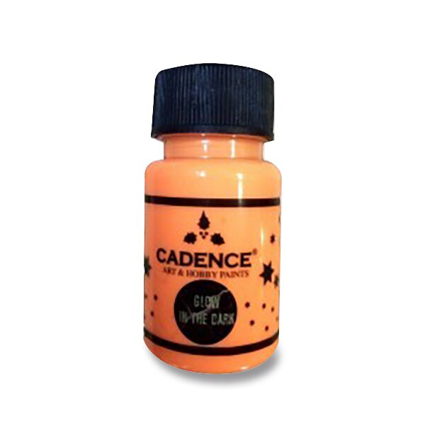 Cadence Barva svíticí ve tmě Cadence, 50 ml - VYBERTE ODSTÍN - Barva svítící ve tmě Cadence, 50 ml - oranžová