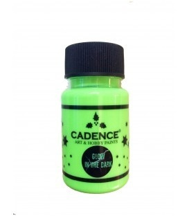 Cadence Barva svíticí ve tmě Cadence, 50 ml - VYBERTE ODSTÍN - Barva svítící ve tmě Cadence, 50 ml - tm. zelená