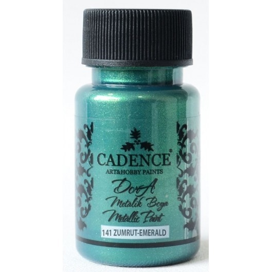 Cadence Metalická akrylová barva Cadence Dora Metallic, 50 ml - VYBERTE ODSTÍN - Metalická akrylová barva Cadence Dora Metallic, 50 ml - emerald geen, smaragdová zelená