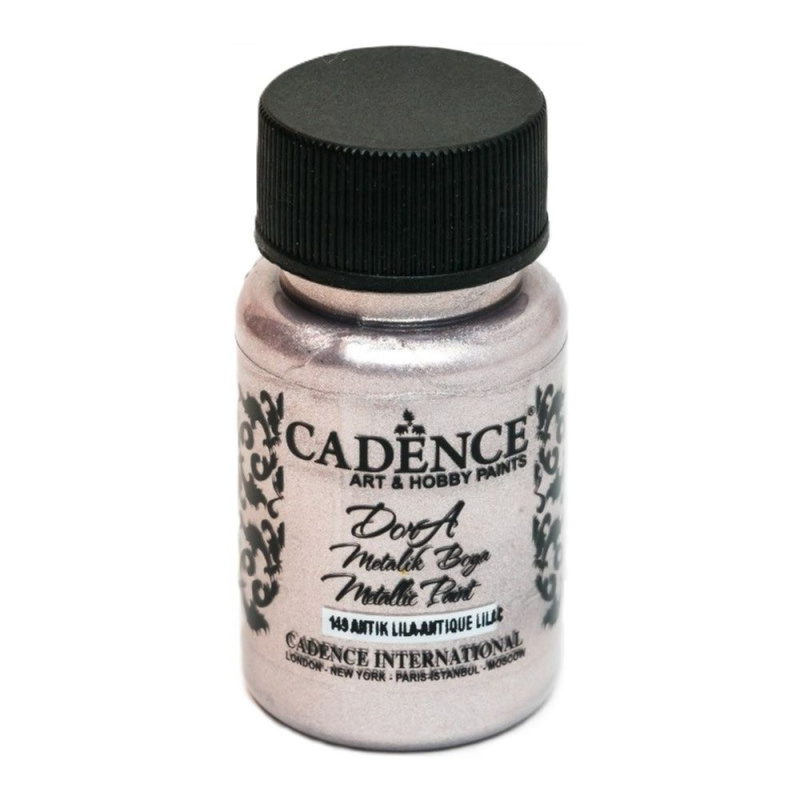 Cadence Metalická akrylová barva Cadence Dora Metallic, 50 ml - VYBERTE ODSTÍN - Metalická akrylová barva Cadence Dora Metallic, 50 ml - antique lilac, vintage fialová