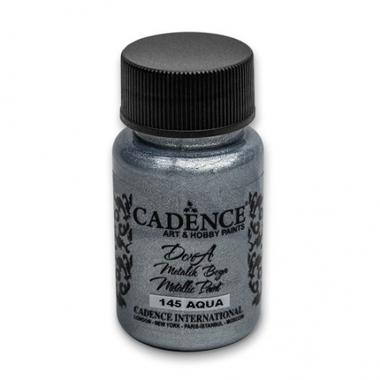 Dora Metallic tmavě stříbrná 50 ml CADENCE