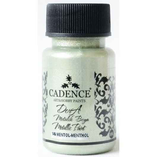 Cadence Metalická akrylová barva Cadence Dora Metallic, 50 ml - VYBERTE ODSTÍN - Metalická akrylová barva Cadence Dora Metallic, 50 ml - menthol, mentol