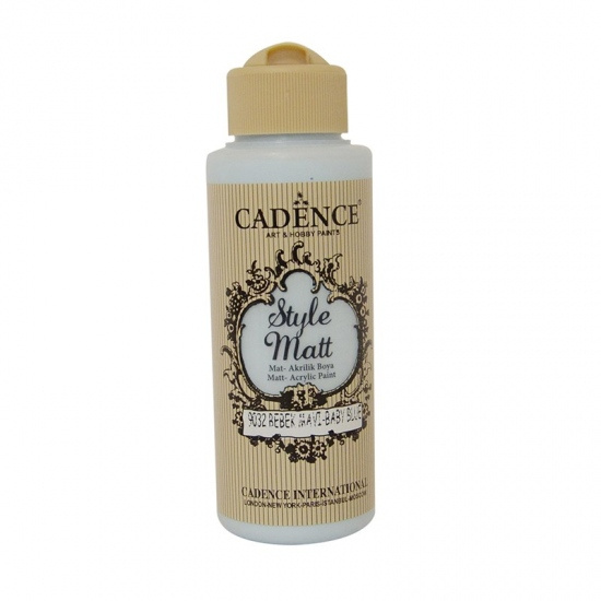 Matná akrylová barva Cadence Style Matt 120ml - baby blue modrá baby Aladine