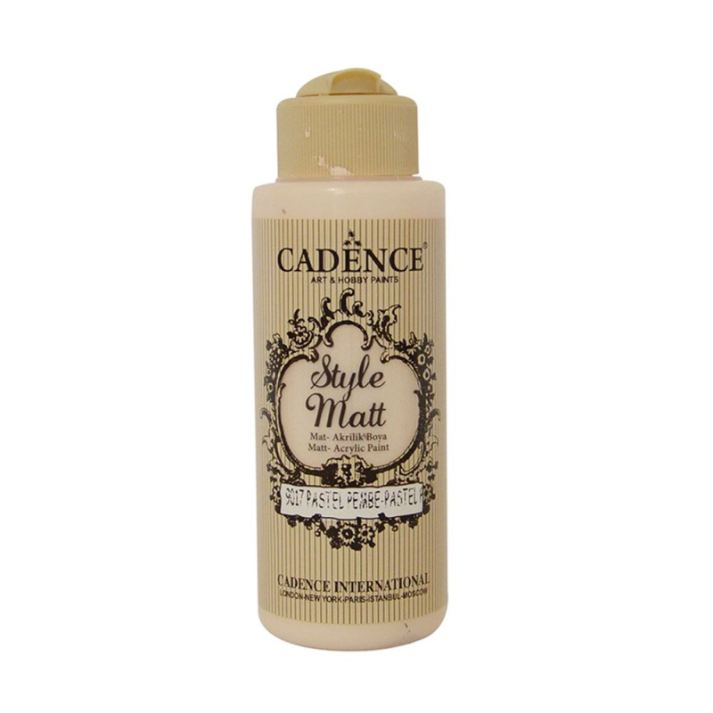 Matná akrylová barva Cadence Style Matt 120ml - pastel pink pastelová růžová Aladine