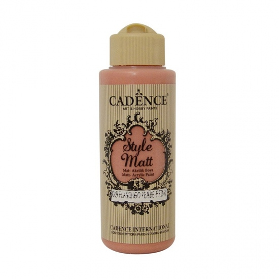 Matná akrylová barva Cadence Style Matt 120ml - flamengo pink růžová plameňák Aladine