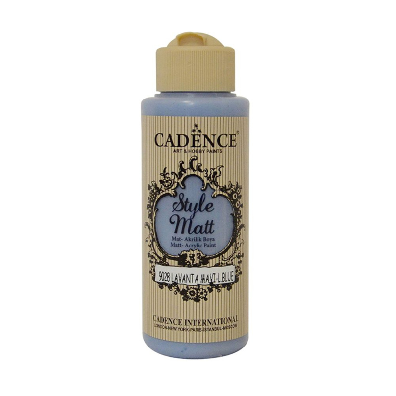 Matná akrylová barva Cadence Style Matt 120ml -lavender blue levandulová Aladine