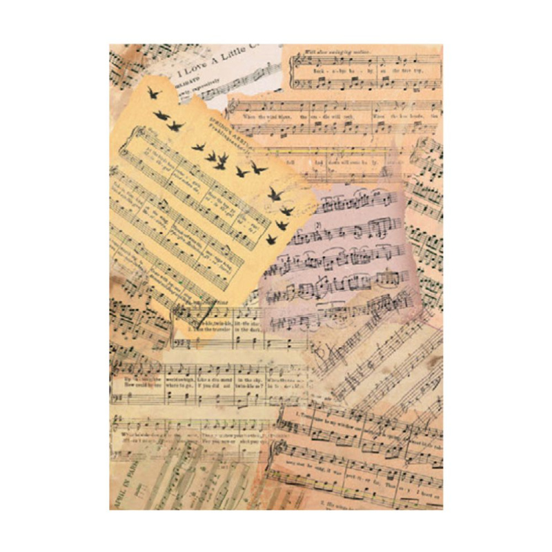 Cadence Rýžový papír Cadence - Noty - VYBERTE VELIKOST - Rýžový papír Cadence, A3 - Noty