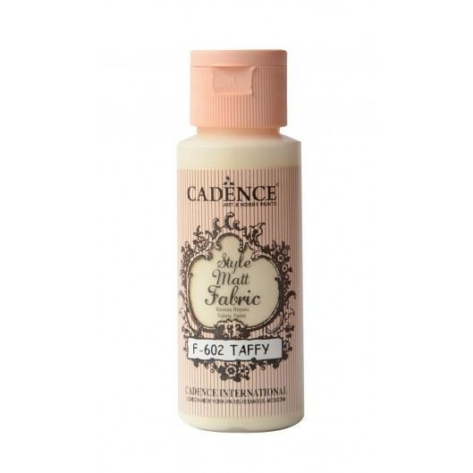 Cadence Barva na textil Cadence Style Matt Fabric, 59 ml - VYBERTE ODSTÍN - Barva na textil Cadence Style Matt Fabric, 59 ml - taffy, karamelová