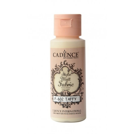 Cadence Barva na textil Cadence Style Matt Fabric, 59 ml - VYBERTE ODSTÍN - Barva na textil Cadence Style Matt Fabric, 59 ml - taffy, karamelová