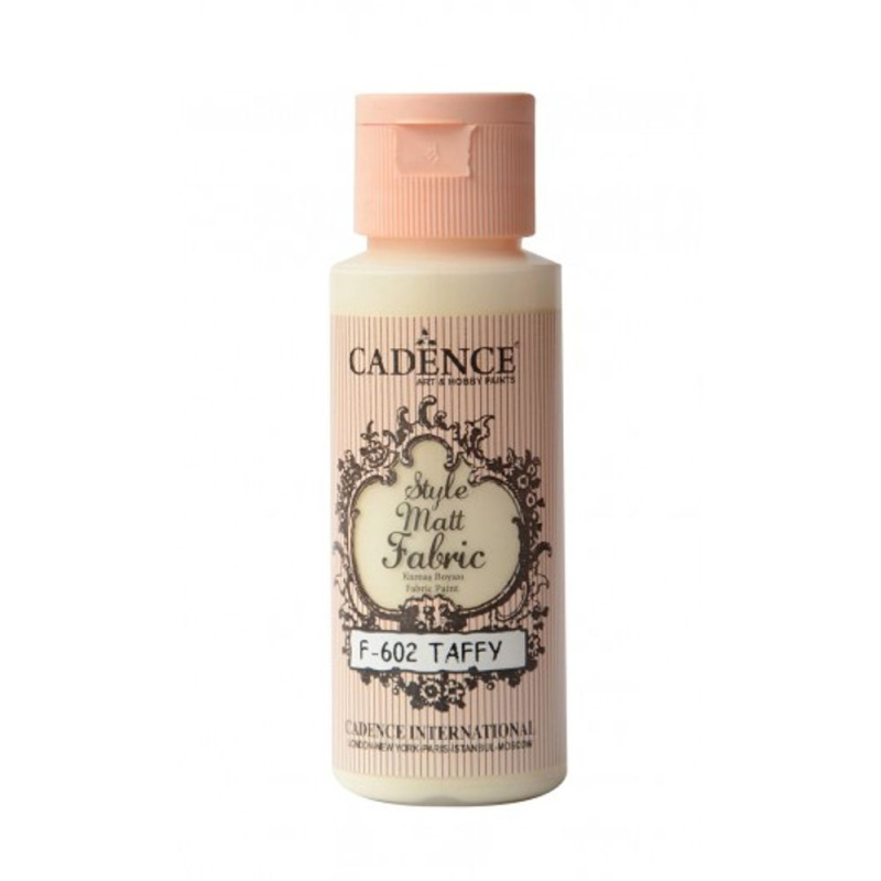 Cadence Barva na textil Cadence Style Matt Fabric, 59 ml - VYBERTE ODSTÍN - Barva na textil Cadence Style Matt Fabric, 59 ml - taffy, karamelová