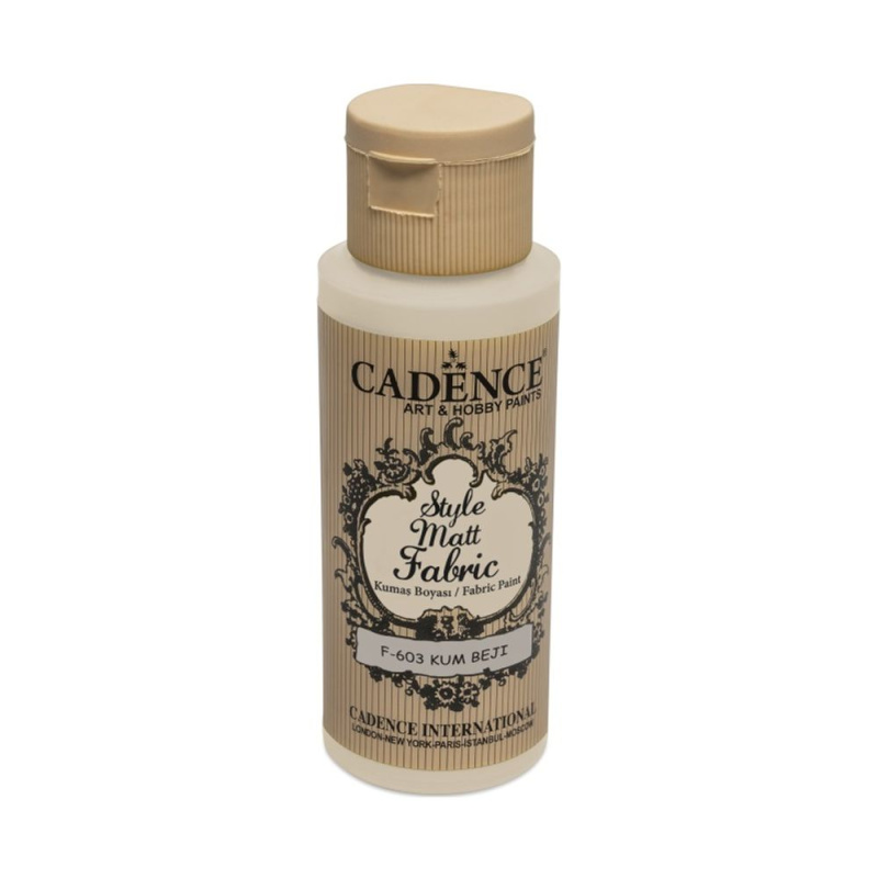 Klasická textilní barva Style Matt Fabric 50ml - sand beige písková Aladine