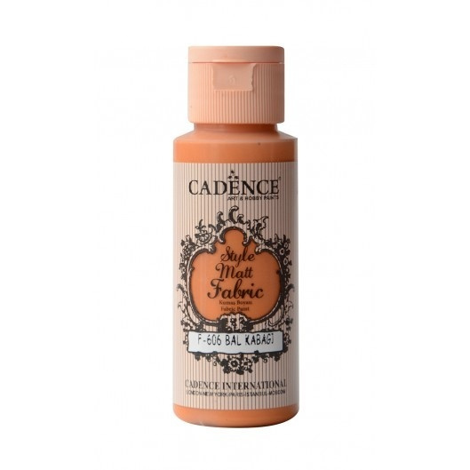 Cadence Barva na textil Cadence Style Matt Fabric, 59 ml - VYBERTE ODSTÍN - Barva na textil Cadence Style Matt Fabric, 59 ml - pumpkin, dýňová