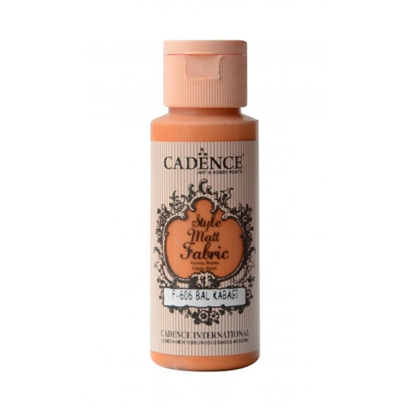 Cadence Barva na textil Cadence Style Matt Fabric, 59 ml - VYBERTE ODSTÍN - Barva na textil Cadence Style Matt Fabric, 59 ml - pumpkin, dýňová