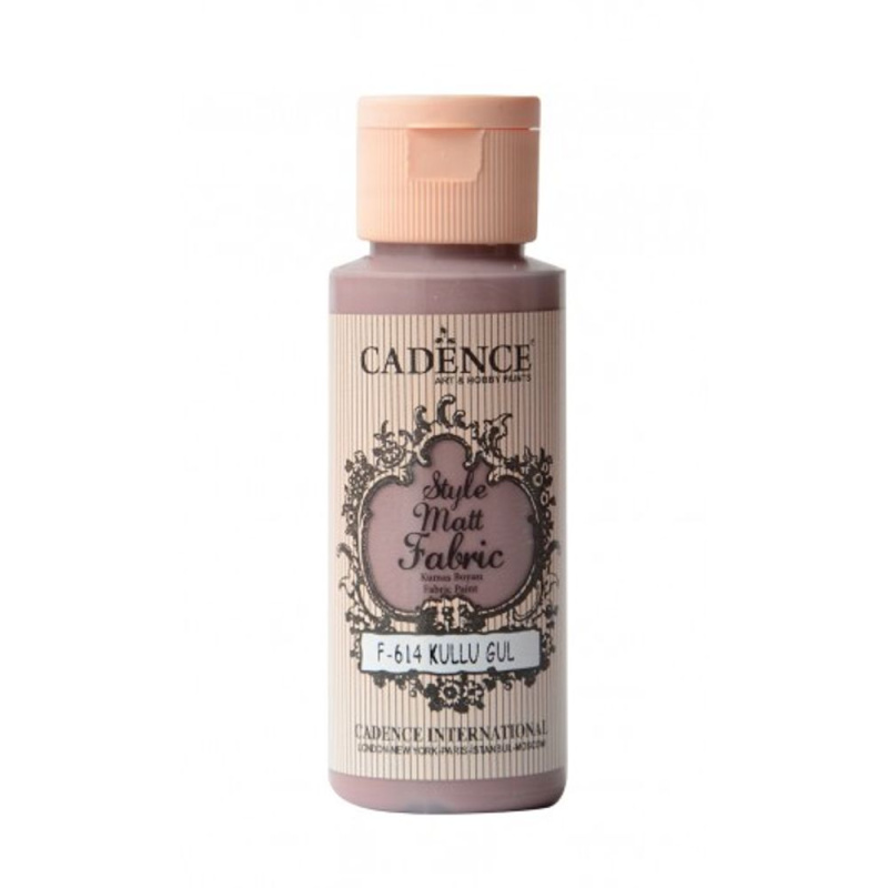 Cadence Barva na textil Cadence Style Matt Fabric, 59 ml - VYBERTE ODSTÍN - Barva na textil Cadence Style Matt Fabric, 59 ml - ashy rose, starorůžová
