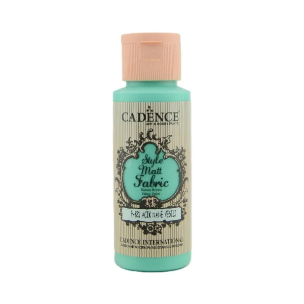 Cadence Barva na textil Cadence Style Matt Fabric, 59 ml - VYBERTE ODSTÍN - Barva na textil Cadence Style Matt Fabric, 59 ml - light mint green, tyrkysová