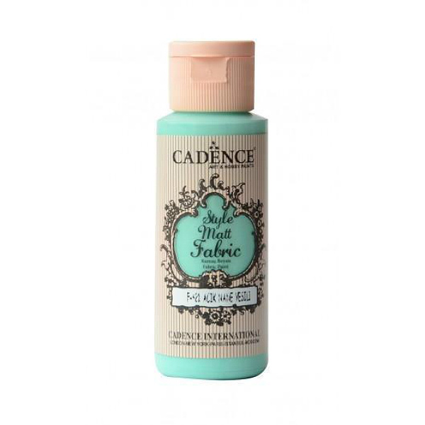 Cadence Barva na textil Cadence Style Matt Fabric, 59 ml - VYBERTE ODSTÍN - Barva na textil Cadence Style Matt Fabric, 59 ml - light mint green, tyrkysová