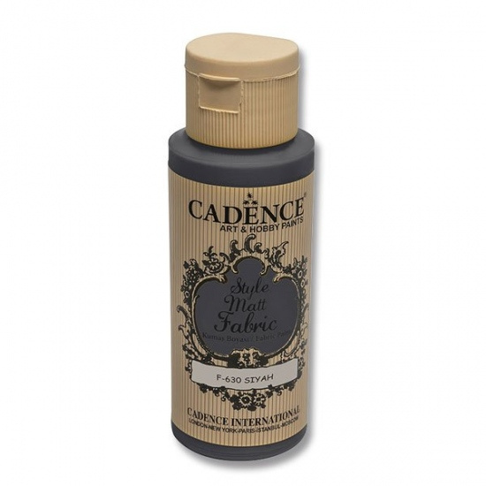 Cadence Barva na textil Cadence Style Matt Fabric, 59 ml - VYBERTE ODSTÍN - Barva na textil Cadence Style Matt Fabric, 59 ml - black, černá