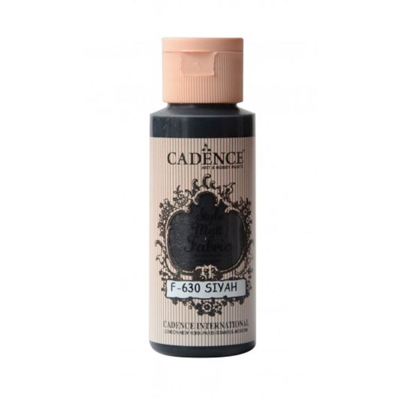 Cadence Barva na textil Cadence Style Matt Fabric, 59 ml - VYBERTE ODSTÍN - Barva na textil Cadence Style Matt Fabric, 59 ml - black, černá