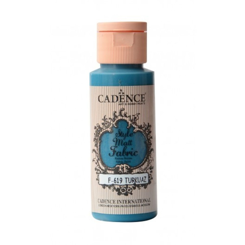 Cadence Barva na textil Cadence Style Matt Fabric, 59 ml - VYBERTE ODSTÍN - Barva na textil Cadence Style Matt Fabric, 59 ml - turquoise, tm. tyrkysová