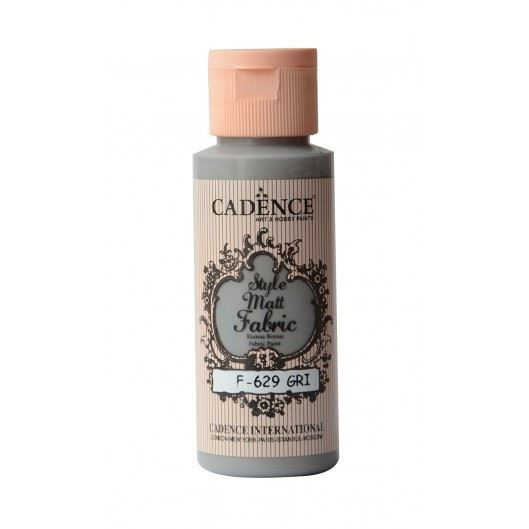 Klasická textilní barva Style Matt Fabric 50ml - šedá grey Aladine