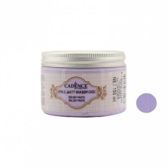 Reliefní pasta křídová Shabby Chic lila lavender 150 ml Aladine