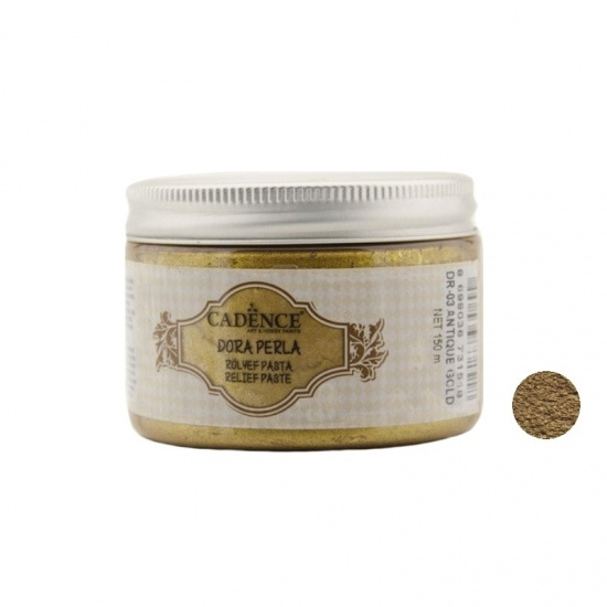 Reliefní pasta Dora Perla 150 ml - antická zlatá Aladine
