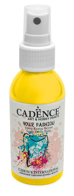 Barva na textil Your Fashion žlutá 100 ml CADENCE