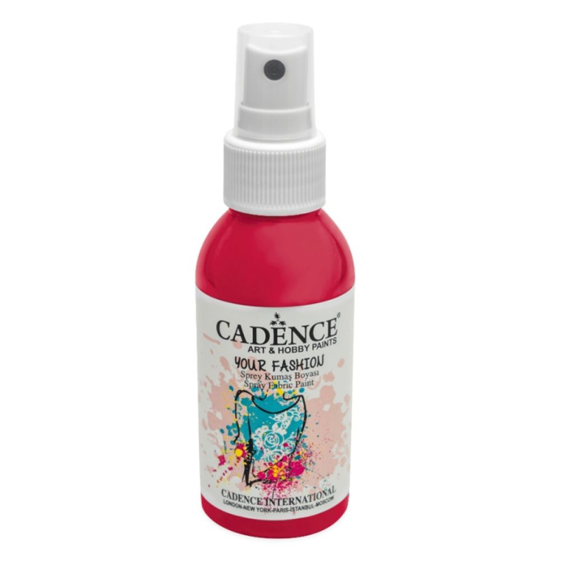 Cadence Barva na textil Cadence Your Fashion, 100 ml - VYBERTE ODSTÍN - Barva na textil ve spreji Cadence Your Fashion, 100 ml - fuchsia, fuchsiová