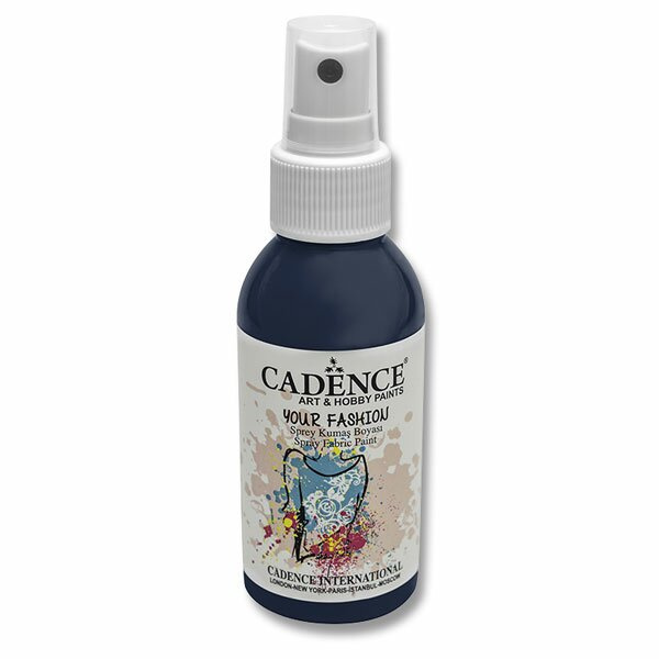 Cadence Barva na textil Cadence Your Fashion, 100 ml - VYBERTE ODSTÍN - Barva na textil ve spreji Cadence Your Fashion, 100 ml - petrolium, petrolejová modrá