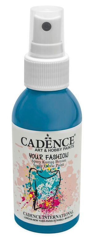Barva na textil Your Fashion tmavě tyrkysová 100 ml CADENCE