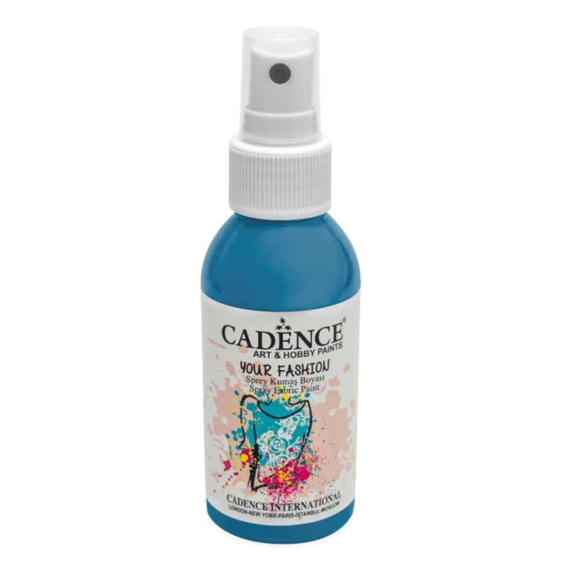 Barva na textil Your Fashion tmavě tyrkysová 100 ml CADENCE