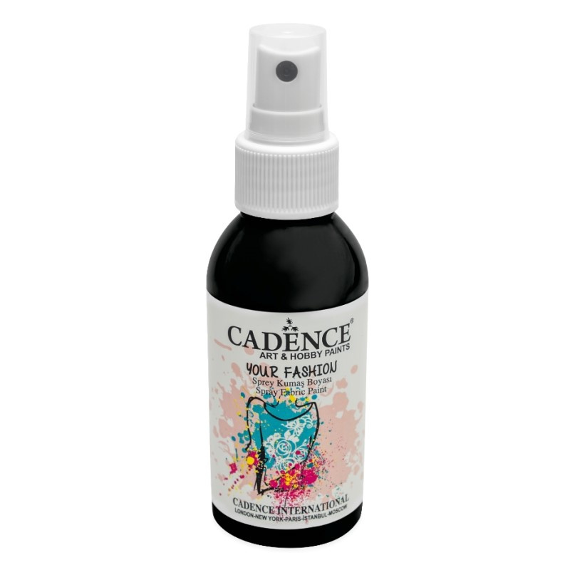 Barvy na textil Your Fashion černá 100 ml CADENCE