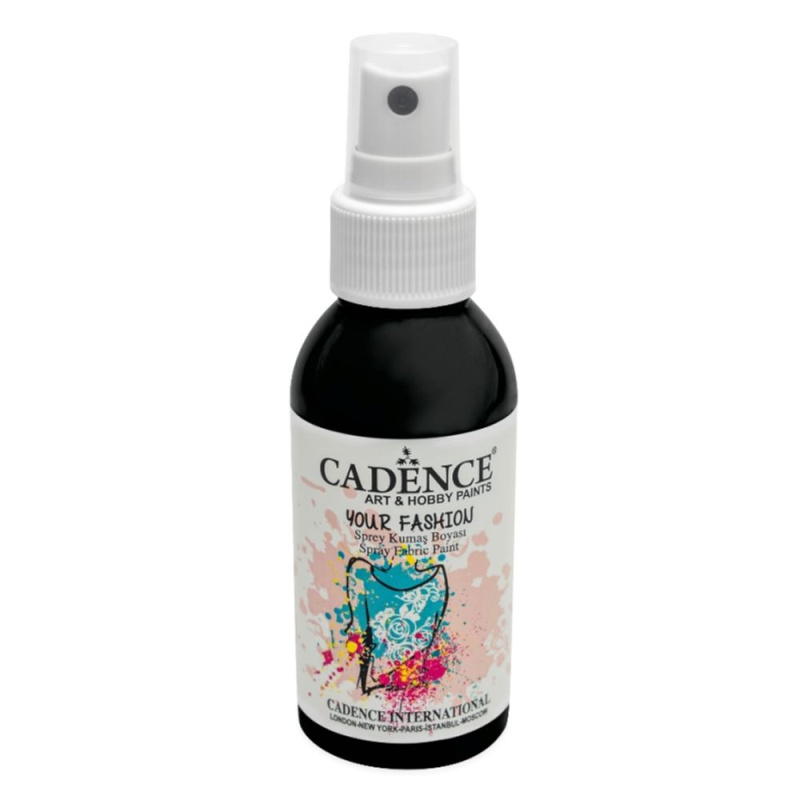 Barvy na textil Your Fashion černá 100 ml CADENCE