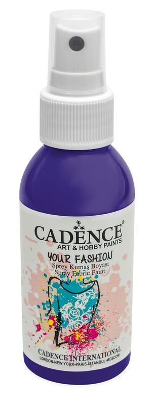 Barvy na textil Your Fashion fialová 100 ml CADENCE