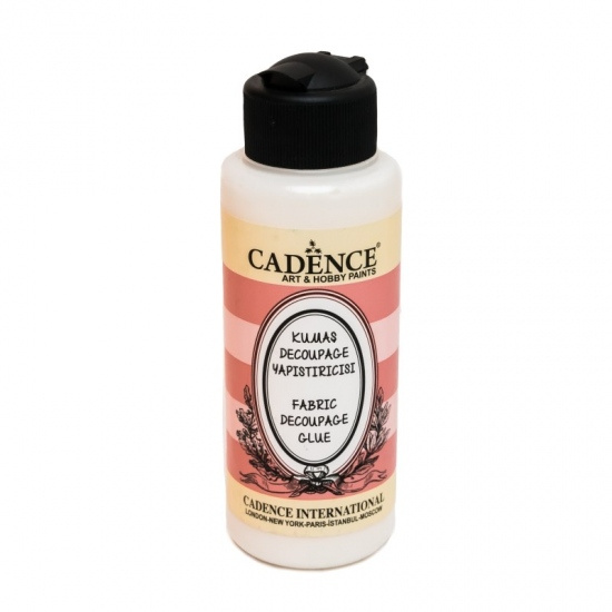 Cadence Lepidlo na lepení rýžového papíru na textil Cadence Fabric Decoupage, 120 ml