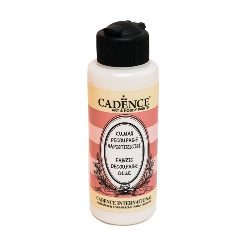 Cadence Lepidlo na lepení rýžového papíru na textil Cadence Fabric Decoupage, 120 ml