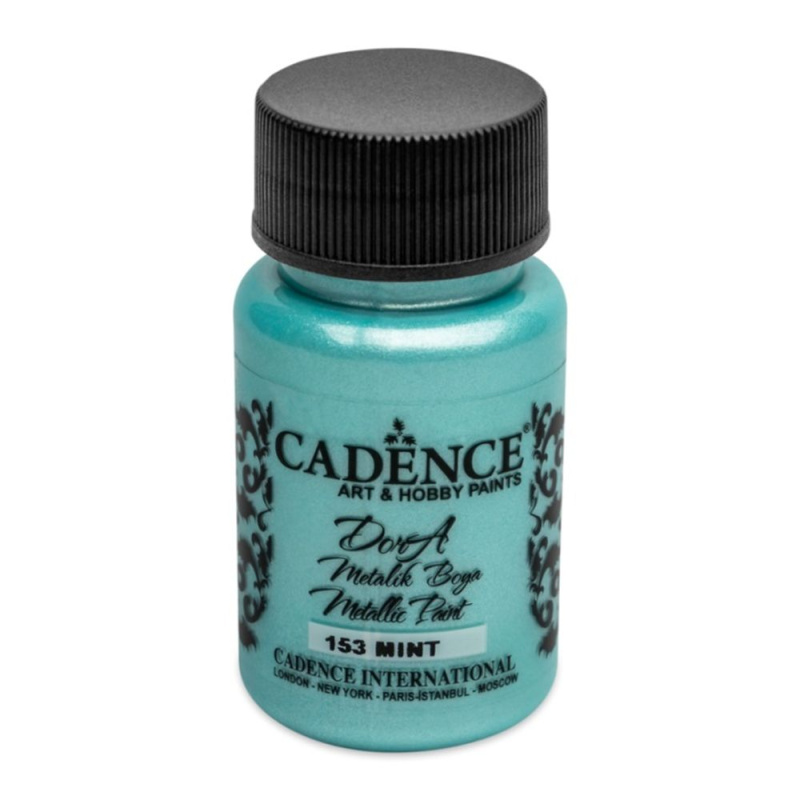 Dora Metallic světle tyrkysová 50 ml CADENCE