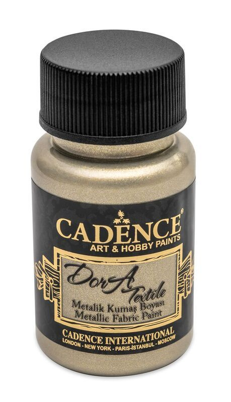 Dora Textile metalická platinová 50 ml CADENCE